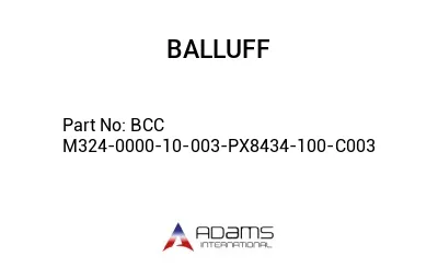 BCC M324-0000-10-003-PX8434-100-C003									 BCC M324-0000-10-003-PX8434-100-C003