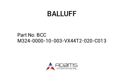 BCC M324-0000-10-003-VX44T2-020-C013									 BCC M324-0000-10-003-VX44T2-020-C013