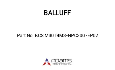 BCS M30T4M3-NPC30G-EP02									