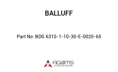 BDG 6310-1-10-30-E-0020-65									