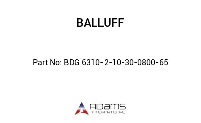 BDG 6310-2-10-30-0800-65									