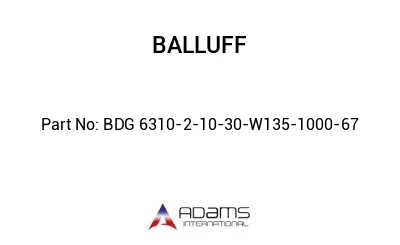 BDG 6310-2-10-30-W135-1000-67									