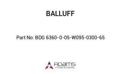 BDG 6360-0-05-W095-0300-65									