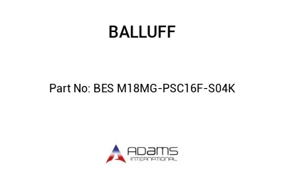 BES M18MG-PSC16F-S04K