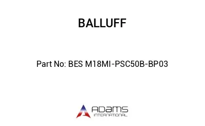 BES M18MI-PSC50B-BP03